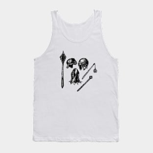 Medieval Weapons + Logo Tank Top